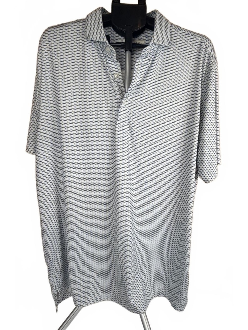 Donald’s Ross Sportswear polo fish pattern